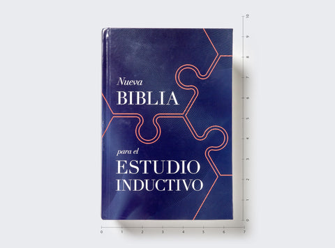 Image of Biblia NBLA para el estudio inductivo Interior a Dos Colores Tapa Dura Comfort Print