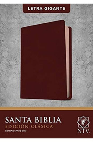 Image of Biblia NTV Clásica Letra Gigante Vino