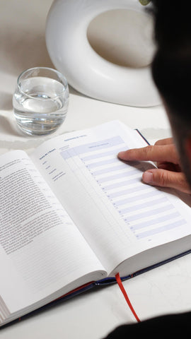 Image of Biblia NBLA para el estudio inductivo Interior a Dos Colores Tapa Dura Comfort Print