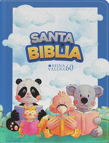 Image of Biblia RVR 1960 Bolsillo para Niños Muñecos Vinilo con Cierre