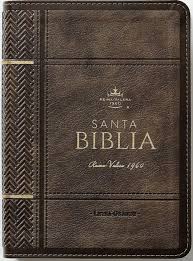 Image of Biblia RVR 1960 Letra Grande Tamaño Manual Neoclassic Mokka Símil Piel