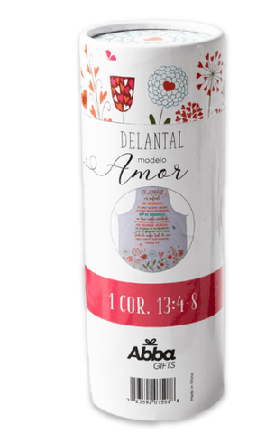 Image of Delantal Mandil de Algodón: El Amor