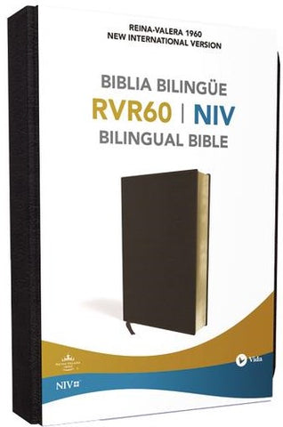 Image of BIBLIA RVR 1960 NIV BILINGUE IMITACION PIEL NEGRA