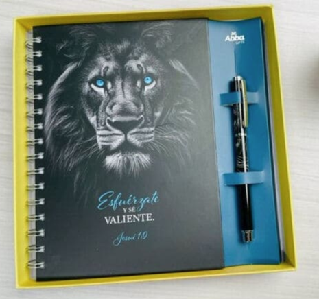 Image of PACK LIBRETA Y BOLIGRAFO. ESFUERZATE Y SE VALIENTE