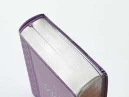 Image of Biblia RVR 1960 Letra Grande Tamaño Manual Neoclassic Lila Símil Piel
