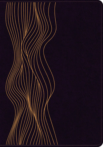 Image of Biblia RVR 1960 de Estudio del Diario Vivir Símil Piel Morado Oscuro Índice Letra Roja