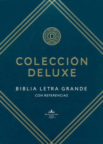 Image of Biblia RVR 1960 Deluxe Piel Genuina Verde Turquesa