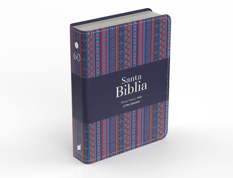 Image of Biblia RVR 1960 Compacta Letra Grande 11 puntos Símil Piel Andina Morado