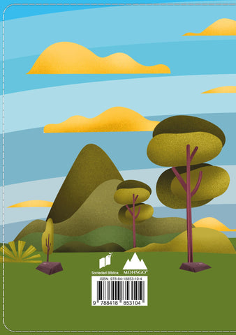 Image of Biblia RVR 1960 Bolsillo para Niños Animales Vinilo con Cierre