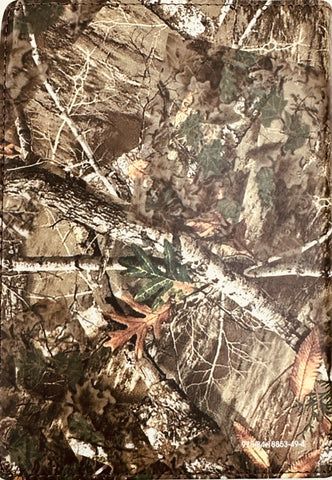 Image of Biblia RVR 1960 Compacta Símil Piel Camuflaje Hojas