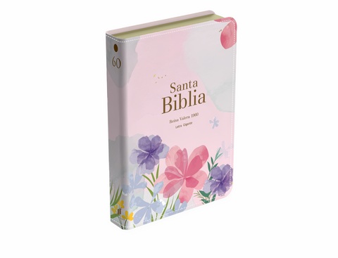 Image of Biblia RVR 1960 Letra Gigante 14 puntos Símil Piel Violeta Claro