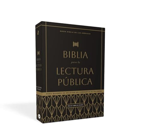 Image of Biblia NBLA para la Lectura Pública Versificada Letra Grande Piel de Cabra Negro