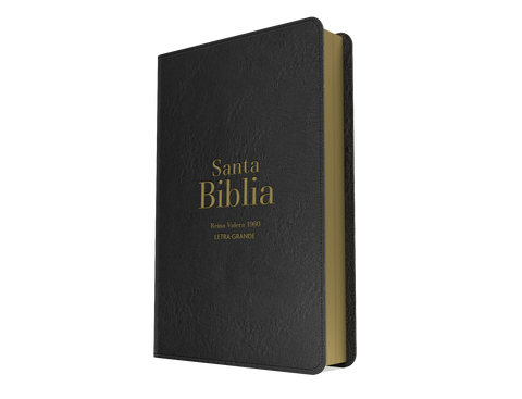 Image of Biblia RVR 1960 Letra Grande Tamaño Manual Símil Piel Negro