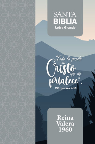 Image of Biblia RVR 1960 Letra Grande Tamaño Manual Filipenses 4:13 con Cierre e Índice