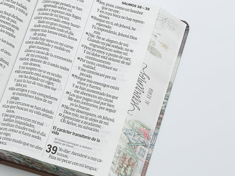 Image of Biblia RVR 1960 Letra Súper Gigante Colección Sabiduría Yo mi casa Símil Piel