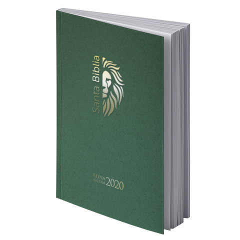 Image of Biblia RVR 2020 Letra Grande León de Judá Verde Rústica