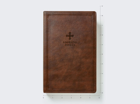 Image of Biblia Católica Leathersoft Café