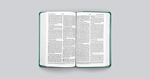 Image of ESV PREMIUM GIFT BIBLE (TRUTONE, TEAL, FLORAL DESIGN)