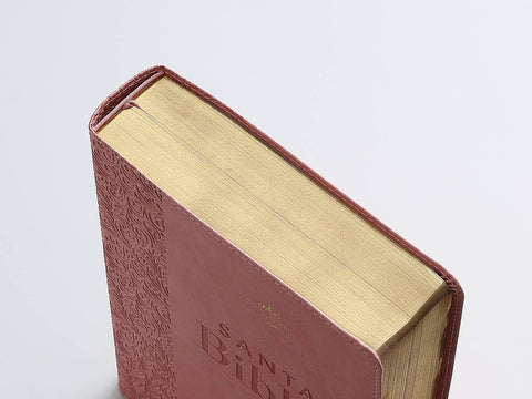 Image of Biblia RVR 1960 Letra Súper GiganteTapa dura Rosa Manual