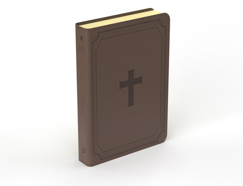 Image of Biblia RVR 1960 Letra Gigante 14 puntos Símil Cruz Marrón