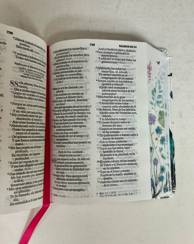 Image of Biblia RVR 1960 Bolsillo Lila Símil Piel