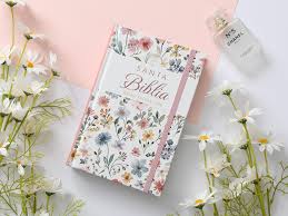 Image of Biblia RVR 1960 Letra GrandeTamaño Manual Tapa Dura Primavera blanca Tapa Dura