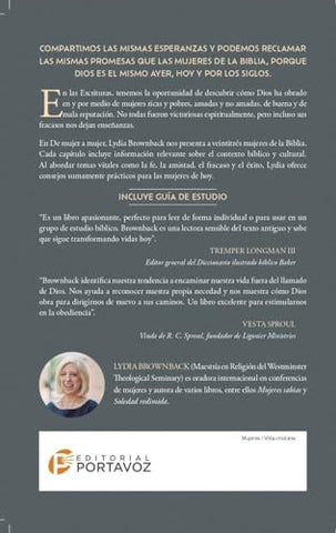 Image of De Mujer a Mujer: 23 Mujeres de la Bibila Hablan a la Mujer de Hoy