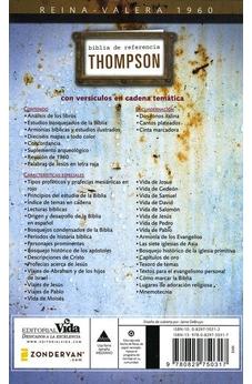 Image of Biblia RVR 1960 de Estudio Thompson Tamaño Personal Tapa Dura
