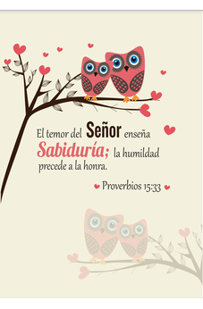 Image of Sabiduría Proverbios 15:33: Diario y Cuaderno de Notas