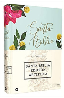 Image of Biblia RVR 1960 Artística Tela Floral Canto con Diseño