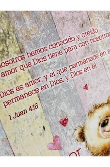 Image of Dios Es Amor 1 Juan 4:16: Diario y Cuaderno de Notas