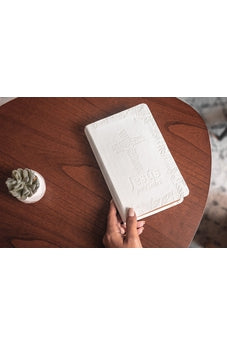 Biblia RVR 1960 Jesús para Todos Letra Grande Tamaño Manual Marfíl Símil Piel