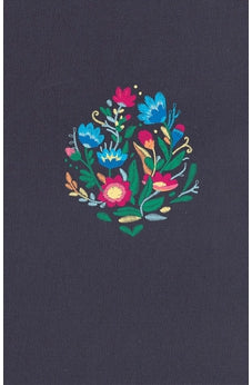 Image of Biblia RVR 1960 Ultrafina Azul Bordado sobre Tela