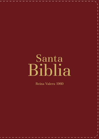 Image of Biblia RVR 1960 Bolsillo Símil Piel Borgoña