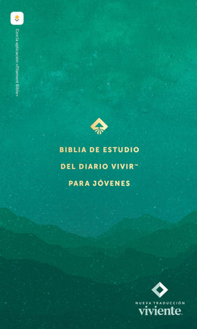 Image of Biblia NTV de Estudio Diario Vivir para Jóvenes Verde Tapa Dura