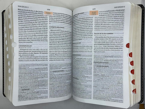 Image of Biblia RVR 1960 de Estudio Teológico Tamaño Personal Negro Símil Piel con Índice