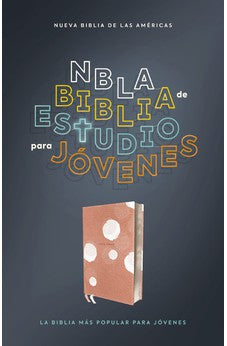 Biblia NBLA de Estudio para Jóvenes Durazno Símil Piel