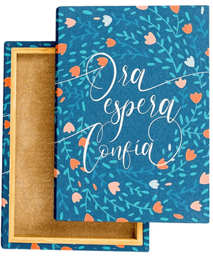 Mini Canvas - Ora Espera Confía