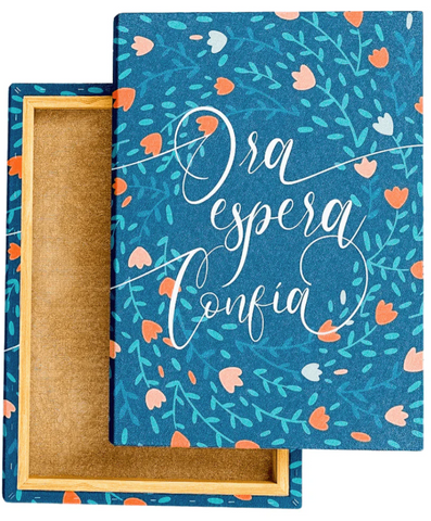 Image of Mini Canvas - Ora Espera Confía