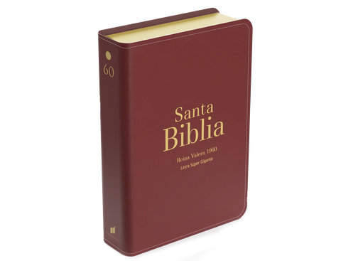 Image of Biblia RVR 1960 Letra Súper Gigante Símil Piel Borgoña