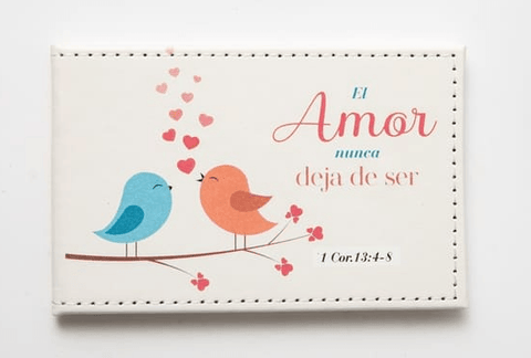 Image of Espejito Compacto de Cuero el Amor