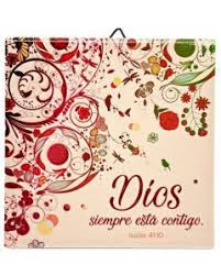 Plaqué Cerámico. Dios Siempre Está Contigo