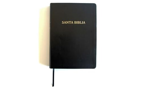 Image of Biblia RVR 1960 Letra Súper Gigante Negro Símil Piel