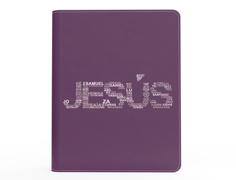 Image of Biblia RVR 1960 Bolsillo Símil Piel Jesús Morado