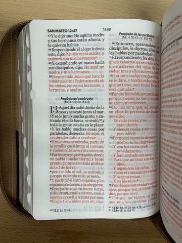 Image of Biblia RVR 1960 Letra Grande Tamaño Manual Espada Negro Gris Símil Piel