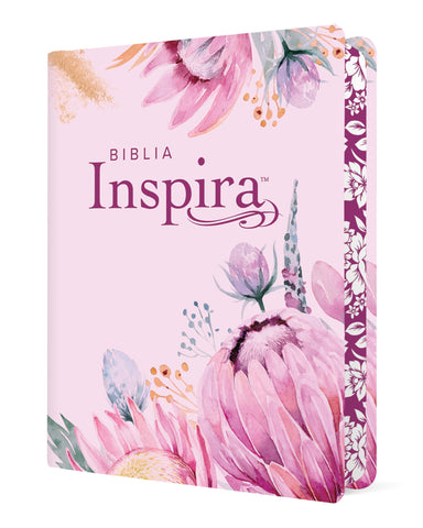 Image of Biblia NTV Inspira Letra Grande con Filament Símil Piel Primaveral