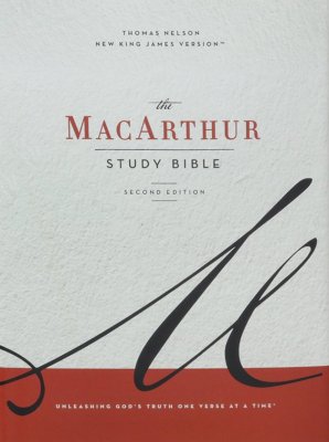 Image of NKJV, MACARTHUR STUDY BIBLE, 2ND EDITION, CLOTH OVER BOARD, BLUE, COMFORT PRINT: UNLEASHING GOD'S TRUTH ONE VERSE AT A TIME