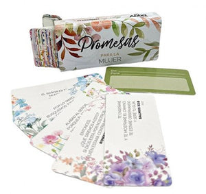 Caja Metálica con 50 Promesas. Promesas para la Mujer