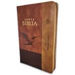 Biblia RVR 1960 Letra Grande Tamaño Manual Floral Mariposas Símil Piel con Índice y Cierre
