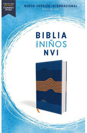 Biblia NVI para Niños Gris Símil Piel